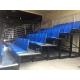 Indoor Foldable Chair Galvanized Retractable Bleacher Seating With LED