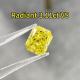 Excellent Cut Radiant Shaped Yellow Lab Grown Diamonds 3ct+ VS IGI Certified HPHT Synthetic Diamond