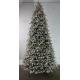 12ft Christmas Tree Spruce Flocked Pe/Pvc Decorative Tree
