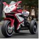 Manufacture of 12v7 Dual-Drive 540 Motor Ride-On Motorcycle Car for Kids in Red Blue Pink
