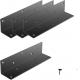 Iron L Right Angle Bracket Metal Joint Corner Brace for Wood Shelves Versatile Design