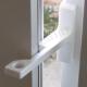 Nontoxic Sturdy Window Safety Locks , ABS Child Safety Window Locks No Screws