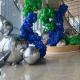 Giant Christmas Inflatable Metallic Balls PVC Mirror Ball Inflatable Mirror Balloon For Stage