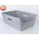 Recyclable Grey Corrugated Plastic Totes Impact Resistant