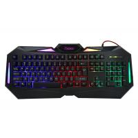 Illuminated Logo Wired Gaming Computer Keyboard , Gk601backlit Gaming Keyboard For Pc