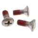 Cross Oval Head Nyloc Screws Stainless Steel 304 Nyloh Patch Thread for Security