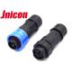 Jnicon 10A 3 Pin Circular Power Connector , Male Female Power Connector M16 Push Locking