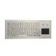 IP68 Rugged Industrial Metal Keyboard With Scroll Function Sealed Touchpad