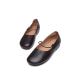 S105 2020 new leather women's shoes shallow mouth flat single shoes women's art and comfort women's shoes autumn