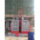 VFD Red Twin Cage Construction Material Hoists for Building SC100