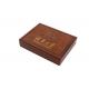 Wooden promotional video box , 4.3 Inch LCD gift box 128MB Memory