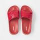 PU Upper Casual Slide Sandals , 36EU Womens Red Sliders