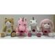 Musical Star Projector Plush Night Light Stuffed Animals Singing Toys For Kids