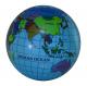 full color printed inflatable PVC ball toys world map