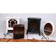 Mini Flame Effect Electric Fireplace , Freestanding Various Color Stove Effect Heater