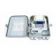 PC Alloy Material 16 Port FTTH Termination Box / Optical Splitter Box For Lan / CATV