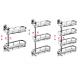 180 Degree Rotary Wall Mounted Kitchen Shelf Height Adjustable Multifunctional