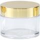 Custom Logo Cosmetic Jar With Smooth Surface Transparent Custom Color Pressure Sensitive Gasket
