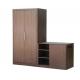 2-DOOR Walnut wood hotel bedroom wardrobe/closet/armoire,hospitality casegoods