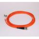 2.0 3.0mm Fiber Optic Jumper LC-ST / UPC PC Duplex Multimode Fiber Patch Cord