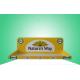 Glossy Yellow Cardboard Trays/ PDQ Display Promoting Medicine & Healthcare Products with Light Weight Design