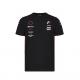 Custom Embroidered Plus Size Men'S Clothing Black Racing T Shirts for Sports and Games