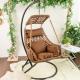 Washable Hanging Basket Swing Chair Balcony Hanging Wicker Basket Chair