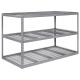 Long Span Commercial Wire Shelving Heavy Duty Wire Decking 48 x 24 x 48