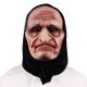 Halloween Hooded Sinister Old Man Witch Mask With CE Approval
