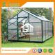 Aluminum Greenhouse-Titan series-406X306X243CM-Green/Black Color-10mm thick PC