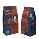 Aluminum Foil Coffee Packaging Bag Custom Flat Bottom Pouches For Coffee