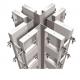 Aluminium Formwork System Building Material Construction Concrete Pillar Formwork Molds