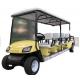 10 Person Club Car Cart Precedent Limo Custom Golf Cart Yellow Color low speed
