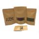 Biodegradable Waterproof Printed Kraft Paper Pouches
