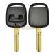 Plastic + Brass 2 Buttons Smart Key Shell For Subaru / Lincolin