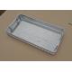 Square Hole Perforated Disinfection Metal Wire Basket For Hospital Using
