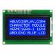 High Definition 1604 Character STN Blue Negative LCD Display 16x4 Monochrome
