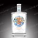 OEM 750ML Crystal White Flint Cognac Glass Bottle