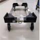 Four Wheels Aluminum Platform Trucks Trolley Cart Supermarket Logistics House Transportation Bin Box Carts Moving Dollies