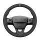 For Ford Focus Bronco Sport Escape Customized Hand Sewing Steering Wheel Cover