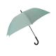 Light Green UV Pretection Fabric Wind Resistant Umbrella With Curved Rubber