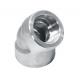 Stainless Steel Elbow Pipe Fittings 45 Degree Socket Weld Long Radius Elbow Forged Fittings