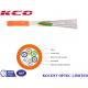 4 Core Fiber Optic Cable , PE Sheath Fiber Optic Patch Cord Non Metallic Air Blowing