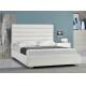 Modern Queen Size Storage Upholstered Platform Bed Frame With High Headboard PU