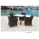 5pcs patio outdoor swimming wicker dining chairs -8086