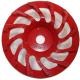 Sintered Bond Angle Grinder Cup Wheel Smooth Grinding For Concrete / Stone Dry Polishing