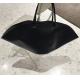Fan Shaped PU Shoulder Bag 28cm 19cm Leather Shopping Tote Bag