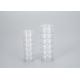 Thick Wall Plastic Cosmetic Jar With Transparent Lids 5g 10g Stackable