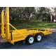 Indespension 8x5 Plant Equipment Trailer , Construction Equipment Hauling Trailers