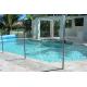 BS6206 Standard Pool Fencing Glass With Polished Edges No Holes